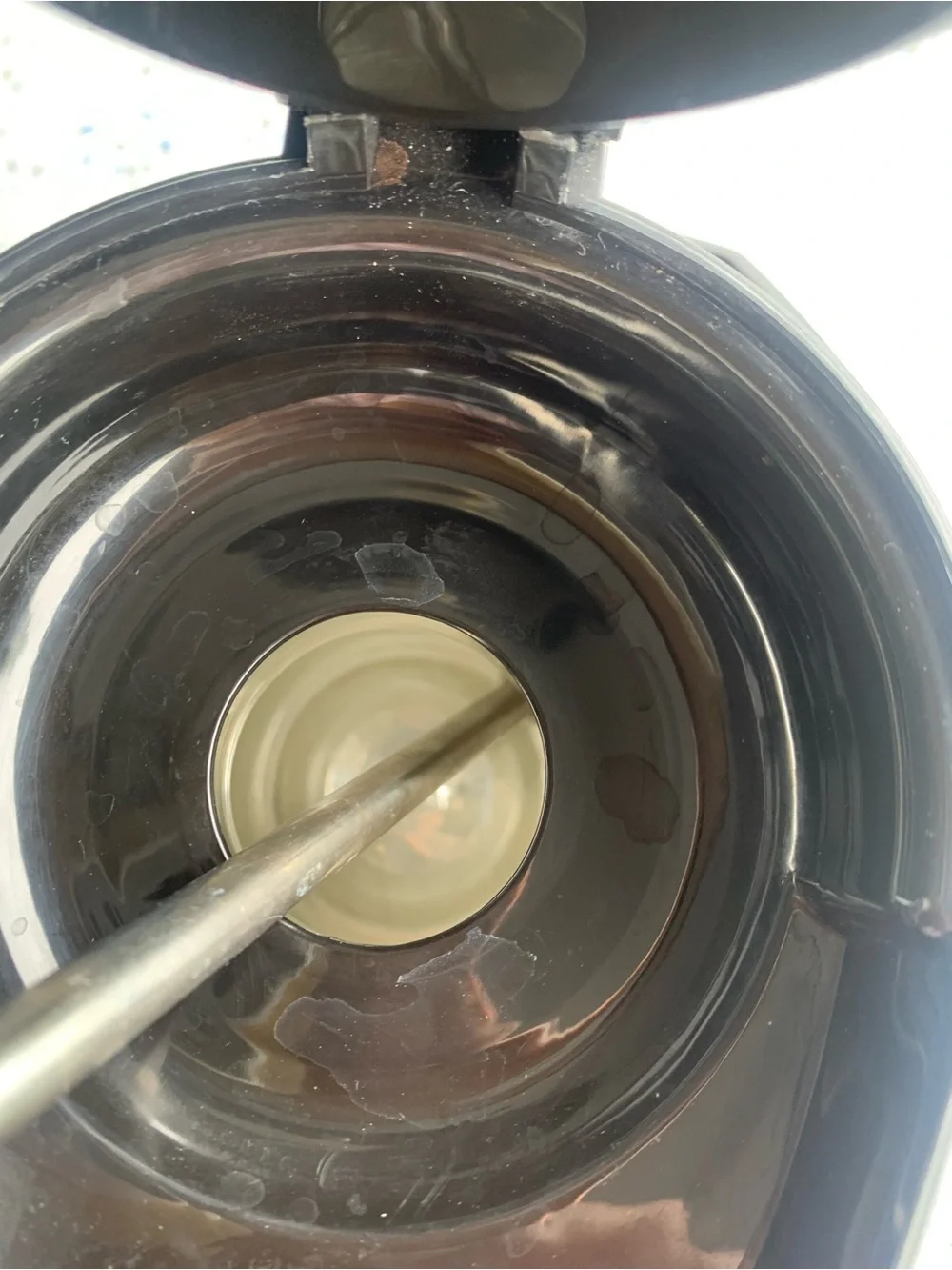 Stainless Steel Travel Thermos with Black Flip Lid